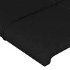 vidaXL Kopfteile 2 Stk. Schwarz 90x5x78/88 cm Stoff - Produktbild-Vorschau 4