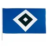 HSV  Fahne 'Raute' mit Stock 30x45 Produktbild-Vorschau 2