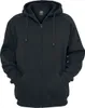 Urban Classics Zip Hoody, Farbe:black, Größe:L Produktbild-Vorschau 2