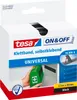 tesa On & Off selbstklebendes Klettband, schwarz, 2,5m x Produktbild-Vorschau 1