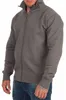 Mivaro Herren Sweatjacke Zipper Basic ohne Kapuze – Produktbild-Vorschau 2