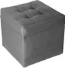 mg designová čalouněná stolička, 45x45 cm, barva stříbrná - Náhled obrázku produktu 1