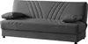 Schlafsofa Schlafcouch grau 198 cm mit Bettkasten - KAYA - Produktbild-Vorschau 1