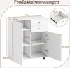 Szafka bufetowa COSTWAY, kredens z 2 szufladami, 2 drzwiami Podgląd zdjęcia produktu 3