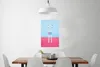 MuchoWow® Poster Stillleben - Zahnbürste - Rosa - Blau Produktbild-Vorschau 2