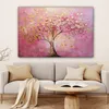 Leinwand Bilder 120x80 cm - Lebensbaum - Rosa - Gold - Produktbild-Vorschau 6