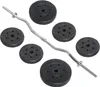 Yaheetech 25 kg SZ Curlset ensemble d'haltères longs, Voir les images du produit 3