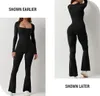 Jumpsuit Damen Quadratischer Ausschnitt Weites Bein Produktbild-Vorschau 5
