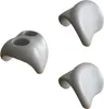 Three white/gray whirlpool accessories, likely cup holders, are arranged against a white background. Podgląd zdjęcia produktu