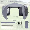 COSTWAY, pop-up pavilón, 427x427 cm, pavilón pro 10-12 Náhled obrázku produktu 7