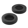 Two black ear pads for headphones are shown against a white background. Produktbild-Vorschau