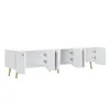 Meuble TV Merax, meuble de rangement 180 cm, meuble bas TV Voir les images du produit 8