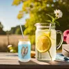 Otter Paar Trinkglas mit Bambusdeckel im Aquarell-Stil Produktbild-Vorschau 6