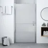 vidaXL Porte de douche en verre trempé mat 81x195 cm Voir les images du produit 2