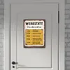 Werkstatt Stundensätze Metallschild XXL in 28x38 cm Produktbild-Vorschau 6