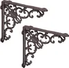 6 x staffe per scaffali in stile antico, supporti per Anteprima dell’immagine prodotto 1