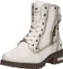 A single white boot is shown against a white background. Voir les images du produit