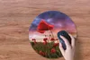 MuchoWow® Mauspad Mousepad Mohn - Blumenfeld - Rot 40x40 cm Produktbild-Vorschau 3