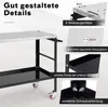 COSTWAY Mobiler Schweißtisch 92x46 cm, Schweißwerkbank mit Produktbild-Vorschau 7