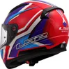 Casco integrale LS2 FF353 RAPID II Flitz Glossy White Blue Anteprima dell’immagine prodotto 5