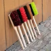 SIDCO Handfeger langer Stiel Handbesen Holz Haarbesen weich Produktbild-Vorschau 3