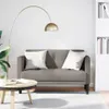 vidaXL Zweisitzer-Sofa Taupe 111 cm Stoff Produktbild-Vorschau 2