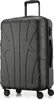 A single, medium-sized, graphite-colored hard-shell suitcase with four wheels is shown against a white background. Náhľad obrázku produktu