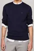 Tommy Hilfiger Herren Baumwolle-Silk Check Knit, Blau XL Produktbild-Vorschau 20