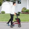 COSTWAY Aluminium Rollator, Reiserollator faltbar, Produktbild-Vorschau 2