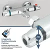 Badewannenarmatur, Wannenarmatur, Duscharmatur, Wasserhahn Produktbild-Vorschau 4