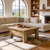 Tribesigns, tavolino da divano (80 cm), stile rustico con Anteprima dell’immagine prodotto 3