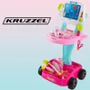 A pink toy doctor's cart with medical accessories and a monitor display. Náhľad obrázku produktu
