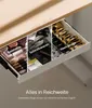 Organiseur de tiroir sous le bureau, 41x27x5cm, acier de Voir les images du produit 7