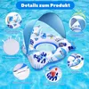 Aufblasbare Pool Luftmatratze mit 2 Getränkehaltern – Produktbild-Vorschau 2