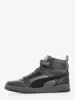 A side view of a black and gray Puma high-top sneaker against a white background. Produktbild-Vorschau