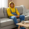 Pigiama tutina Kigurumi costume per adulti Giallo Minion Anteprima dell’immagine prodotto 2