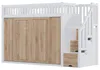 Hochbett 90 x 200 cm mit Kleiderschrank, Treppenschrank, Produktbild-Vorschau 16
