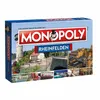 A Monopoly board game box featuring a city scene and various smaller images of local attractions. Produktbild-Vorschau