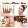 Massagekamm Holz Kopfhautmassage Kamm Massage Comb Produktbild-Vorschau 5
