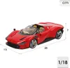 Bburago Ferrari Daytona SP3 1:18 Modellauto Exklusiver Produktbild-Vorschau 15
