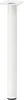 Tarrox Tischbein rund Ø 30 x 600 mm, weiß Produktbild-Vorschau 1