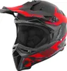 Germot GM 540 Motocross Helm, schwarz matt/grau/rot, M Produktbild-Vorschau 1