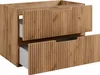 RODAN | Hänge Badschrank - 80 cm - Braun Eiche - Elegante Produktbild-Vorschau 4