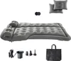 An inflatable car air mattress and its accessories are displayed against a white background. Produktbild-Vorschau