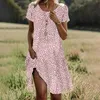 ASKSA Dámské letní šaty Ležérní letní boho šaty Elegantní Náhled obrázku produktu 2