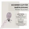 PARSA Beauty Baby Schnullerkette rosa mit Silikonkugeln Produktbild-Vorschau 3