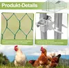 TolleTour Hühnerstall 3x8x2m Hühnerhaus Kleintierstall Produktbild-Vorschau 5