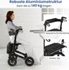 COSTWAY Rollator faltbar, 2in1 Rollstuhl & Reiserollator Produktbild-Vorschau 8