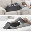 vidaXL Cuscino per le gambe Uni Grigio 68 x 25 x 21,5 cm Anteprima dell’immagine prodotto 2