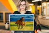 MuchoWow® Laptop Aufkleber Sticker Cover Pferde - Gras - Produktbild-Vorschau 5